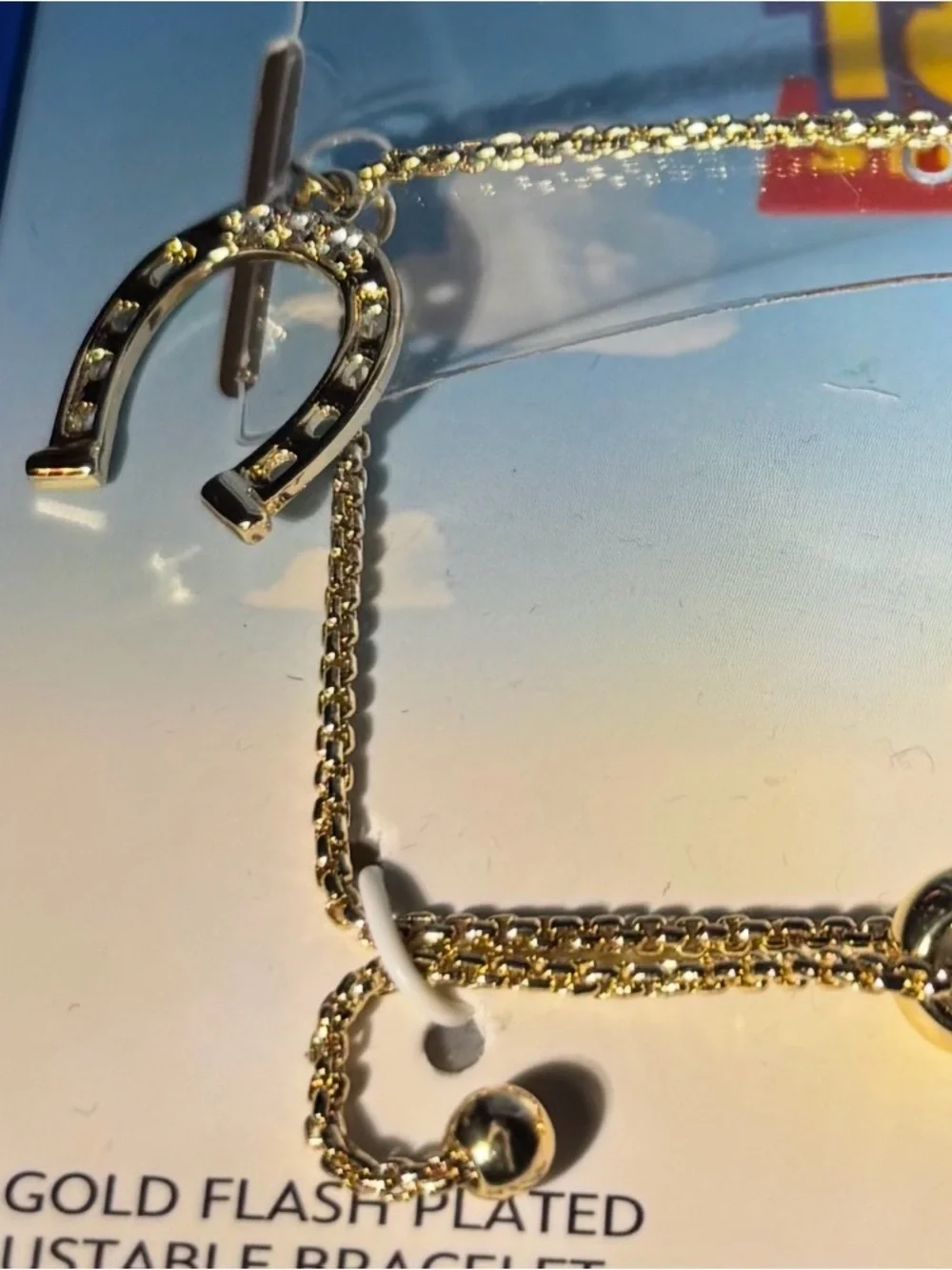 Disney Pixar Collection Toy Story Jessie Gold Tone Charm Bracelet NIB